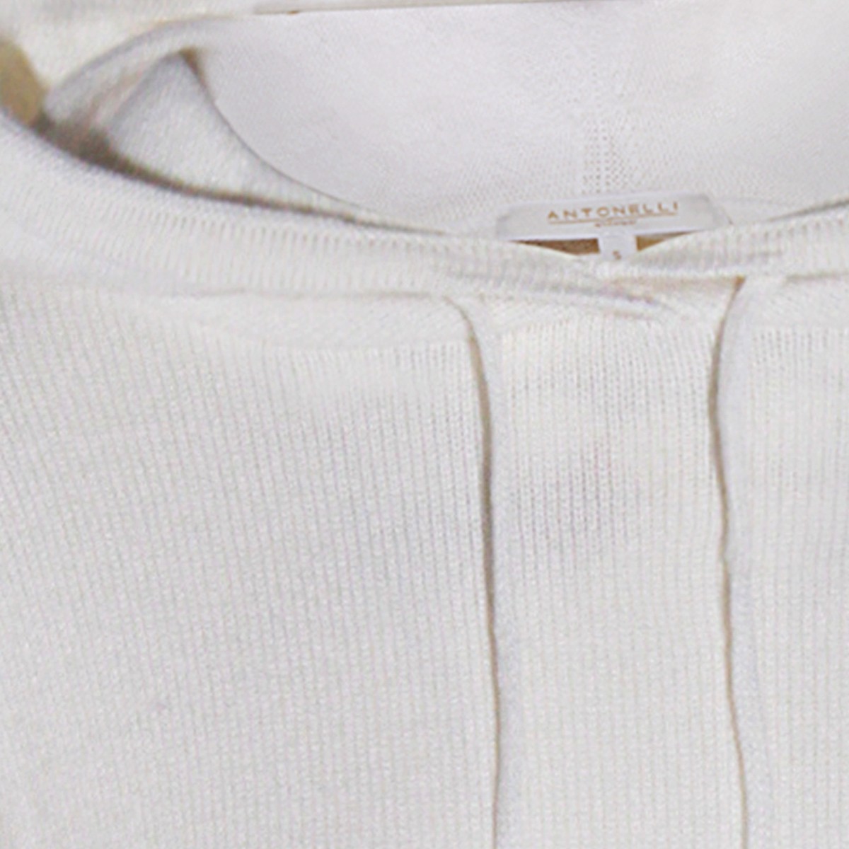 WHITE WOOL MANLIO SWEATSHIRT