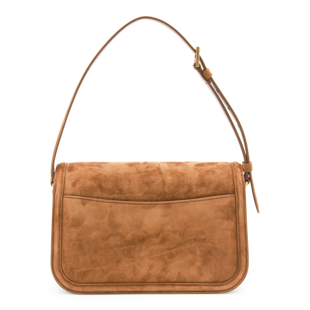 BROWN LEATHER SOLFERINO SHOULDER BAG