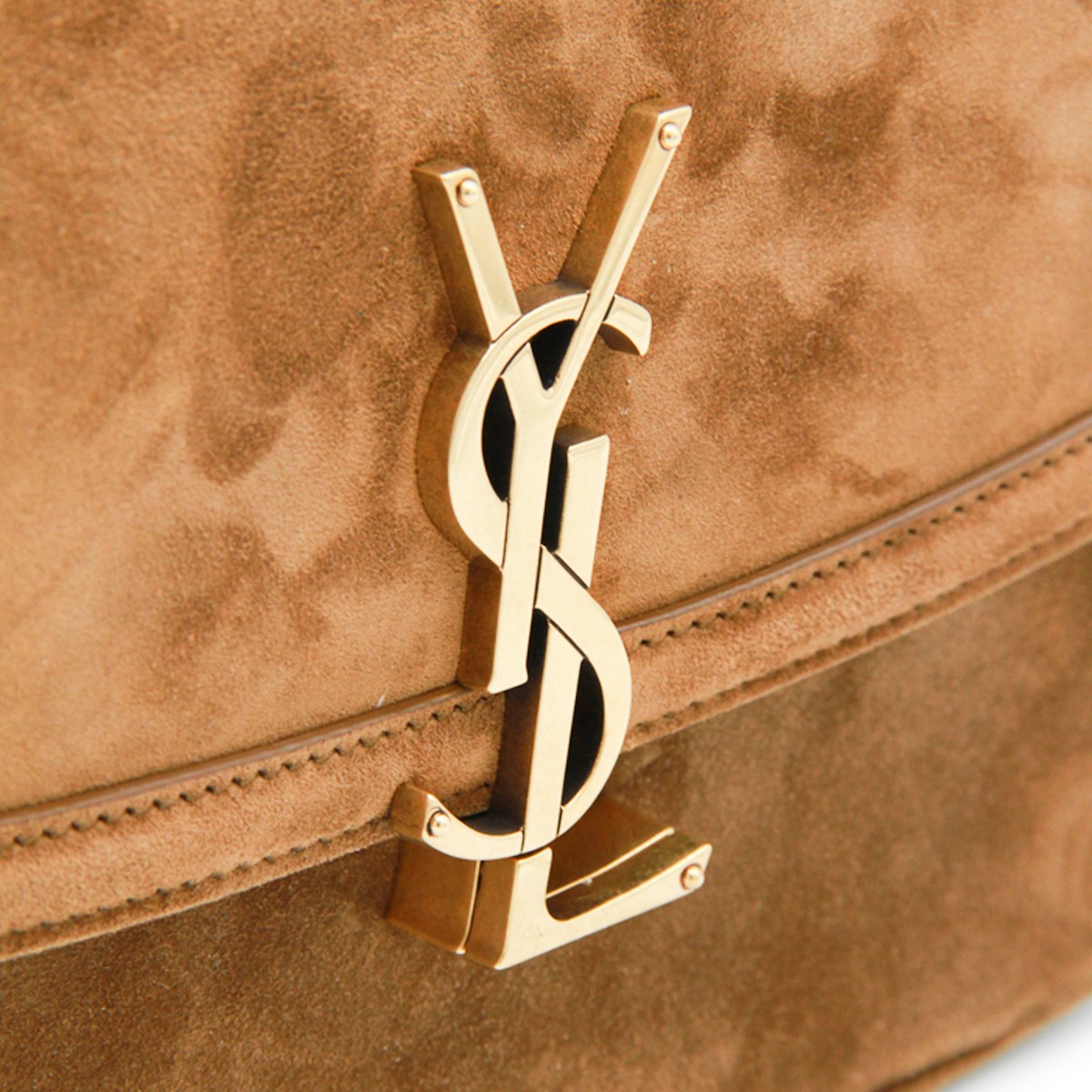 BROWN LEATHER SOLFERINO SHOULDER BAG