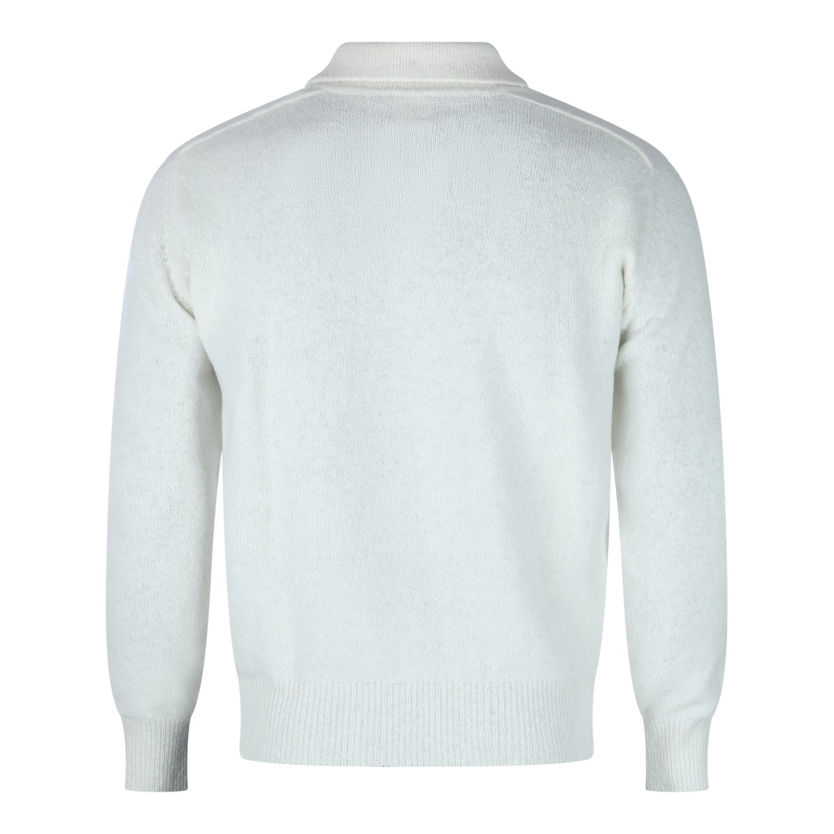 WHITE WOOL KNITWEAR