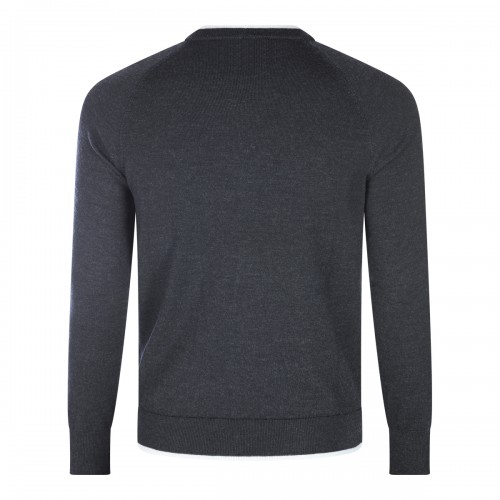 GREY WOOL KNITWEAR