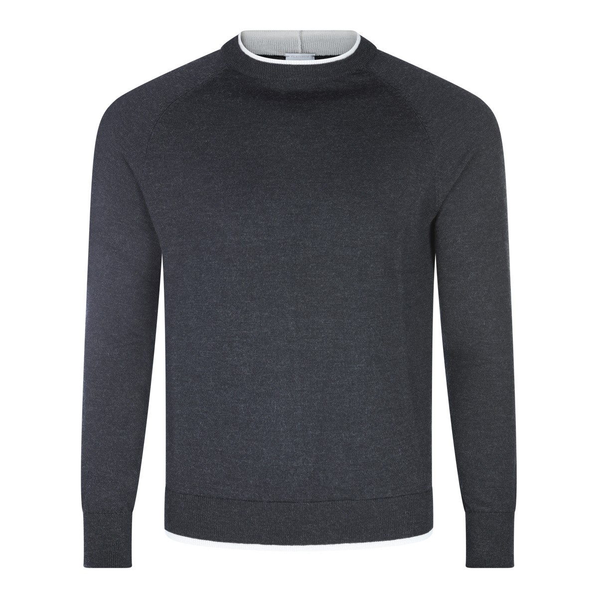 GREY WOOL KNITWEAR