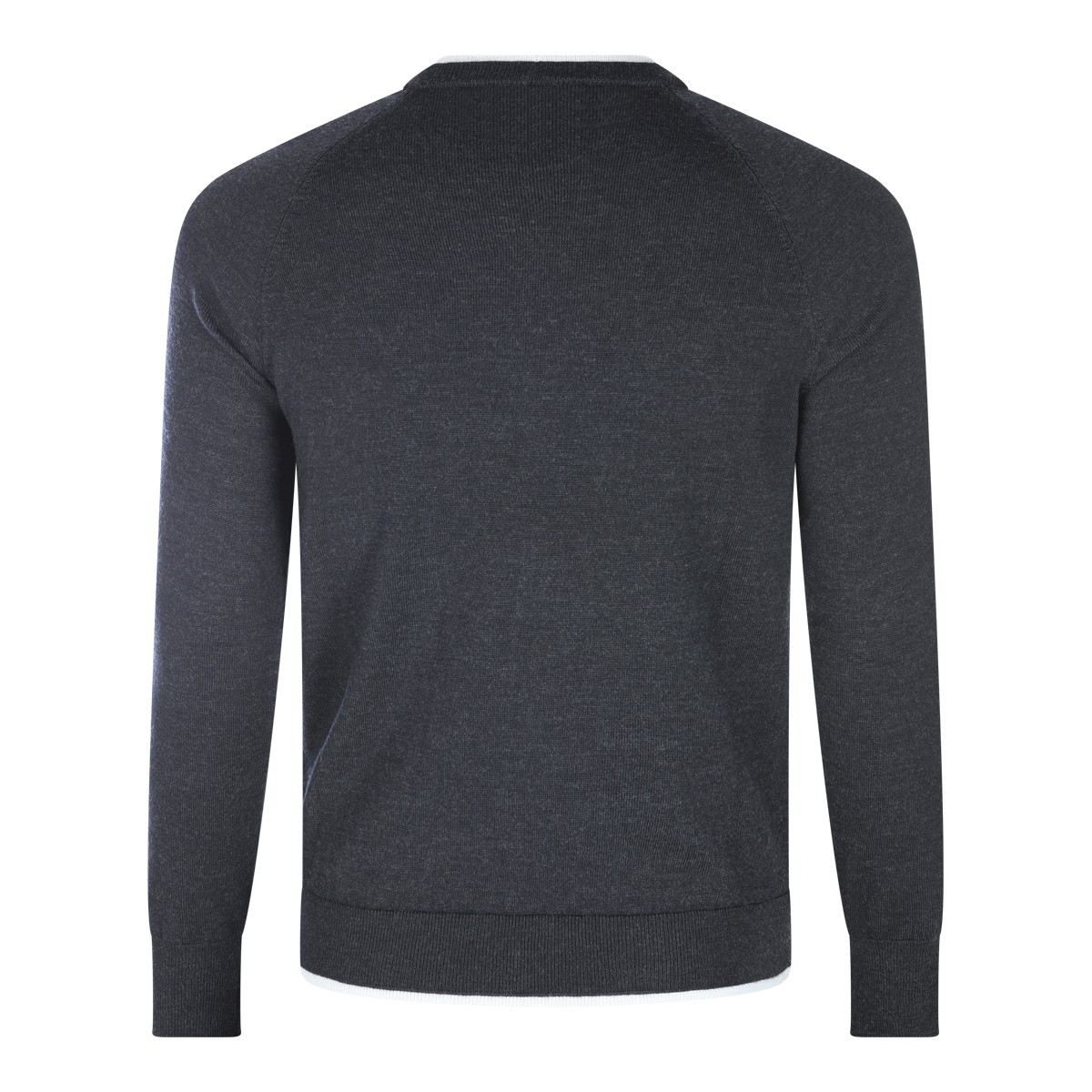 GREY WOOL KNITWEAR
