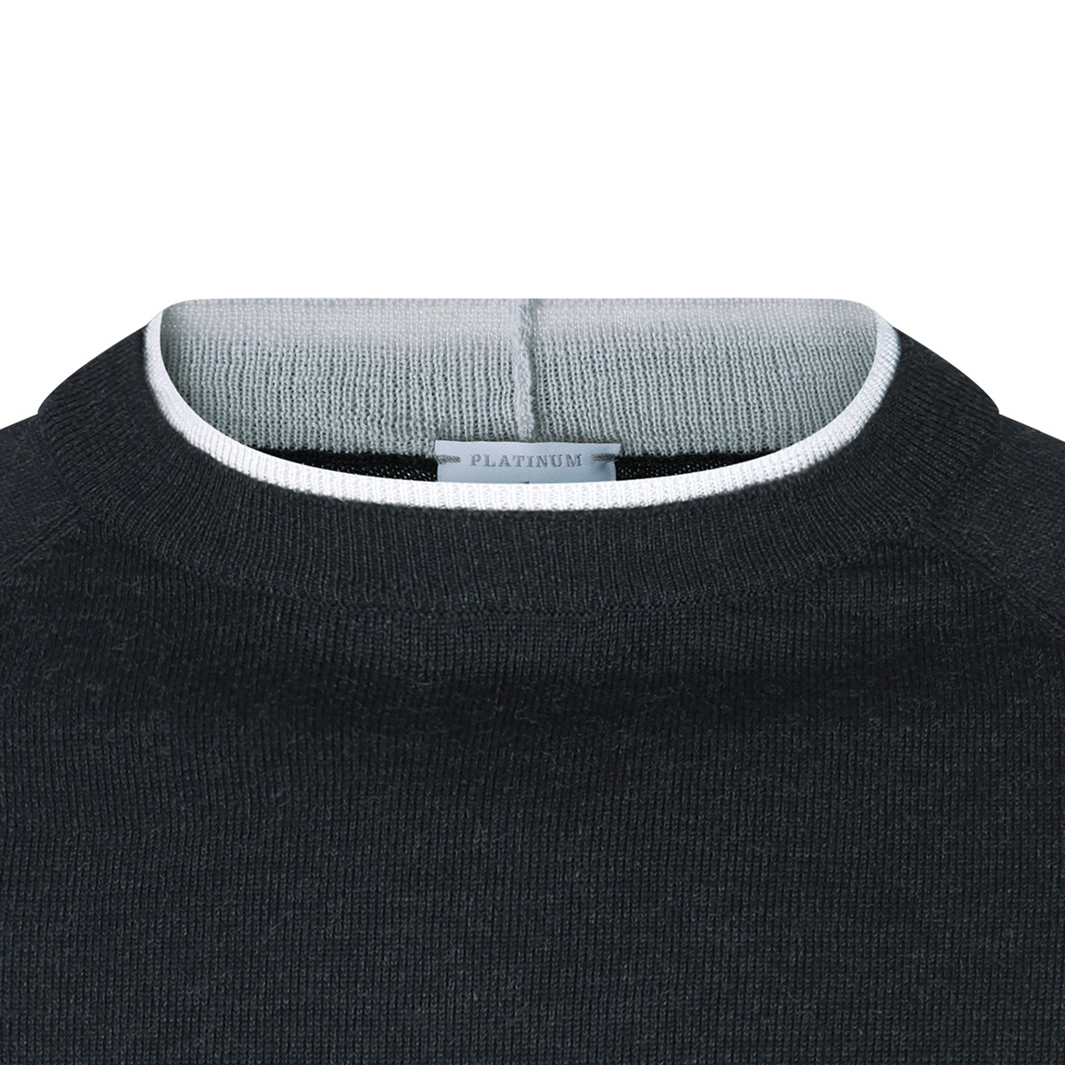 GREY WOOL KNITWEAR