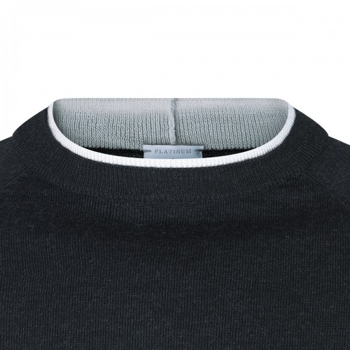 GREY WOOL KNITWEAR