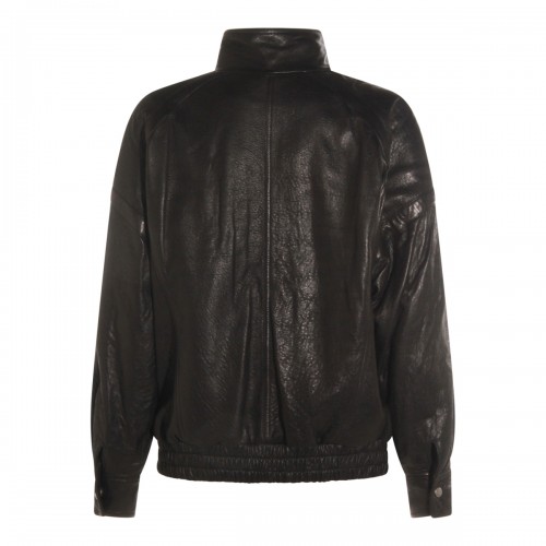 BLACK LEATHER JACKET