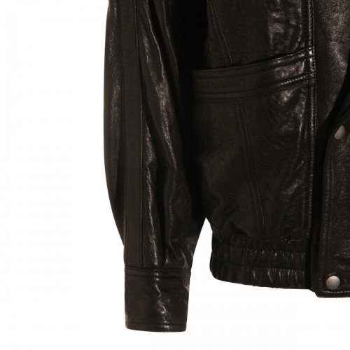 BLACK LEATHER JACKET