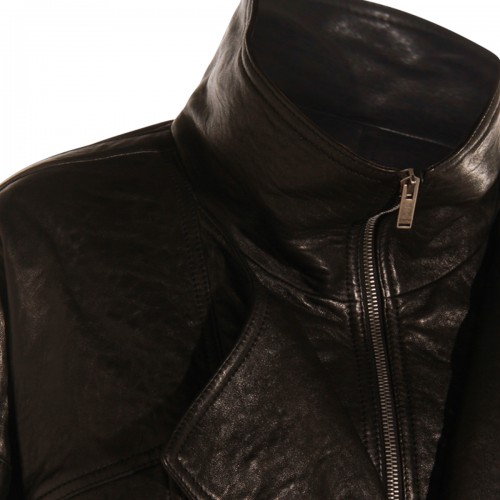 BLACK LEATHER JACKET