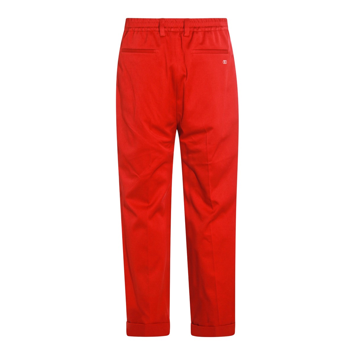 RED COTTON PANTS RED COTTON PANTS