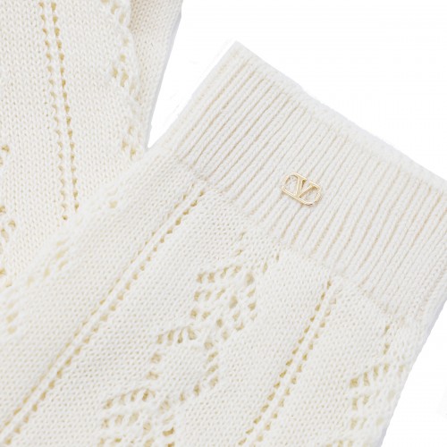 WHITE COTTON SOCKS