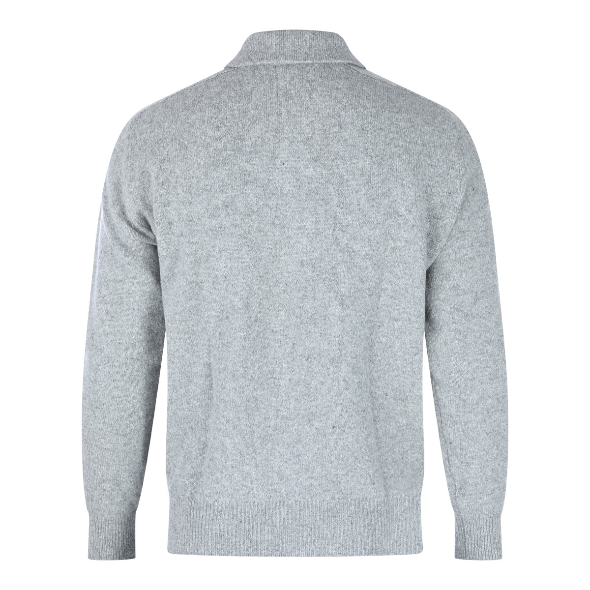 GREY WOOL KNITWEAR