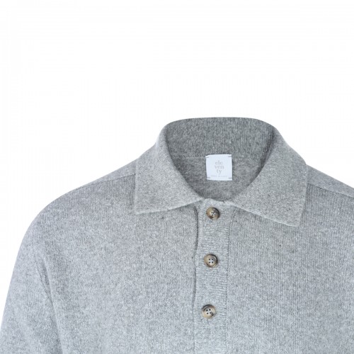 GREY WOOL KNITWEAR
