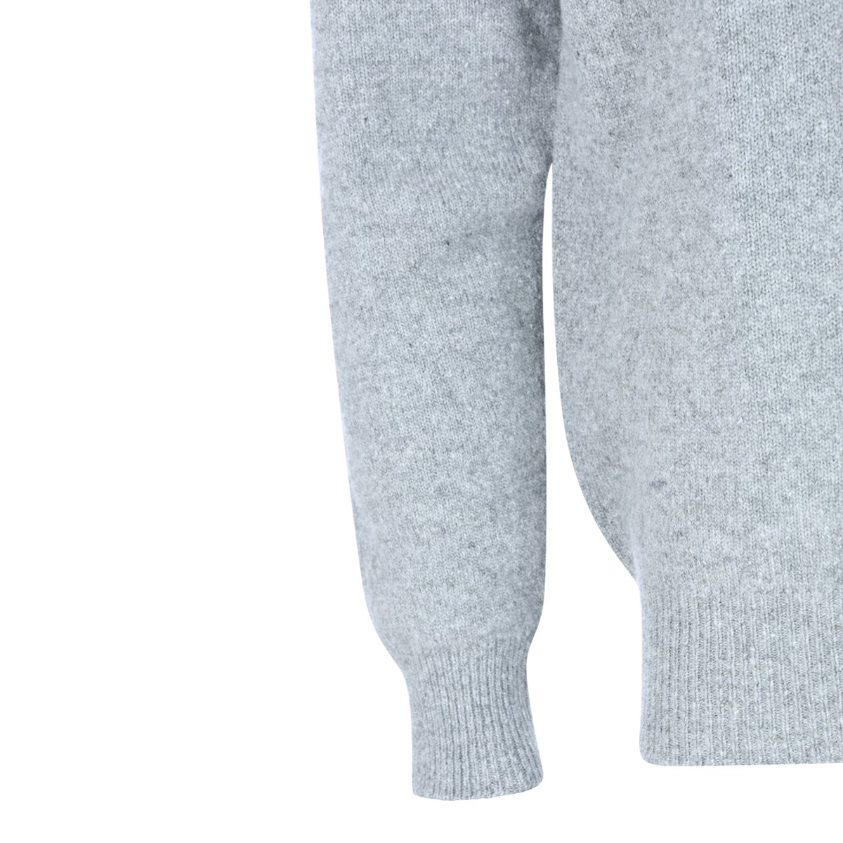 GREY WOOL KNITWEAR