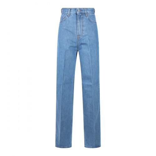 LIGHT BLUE COTTON JEANS