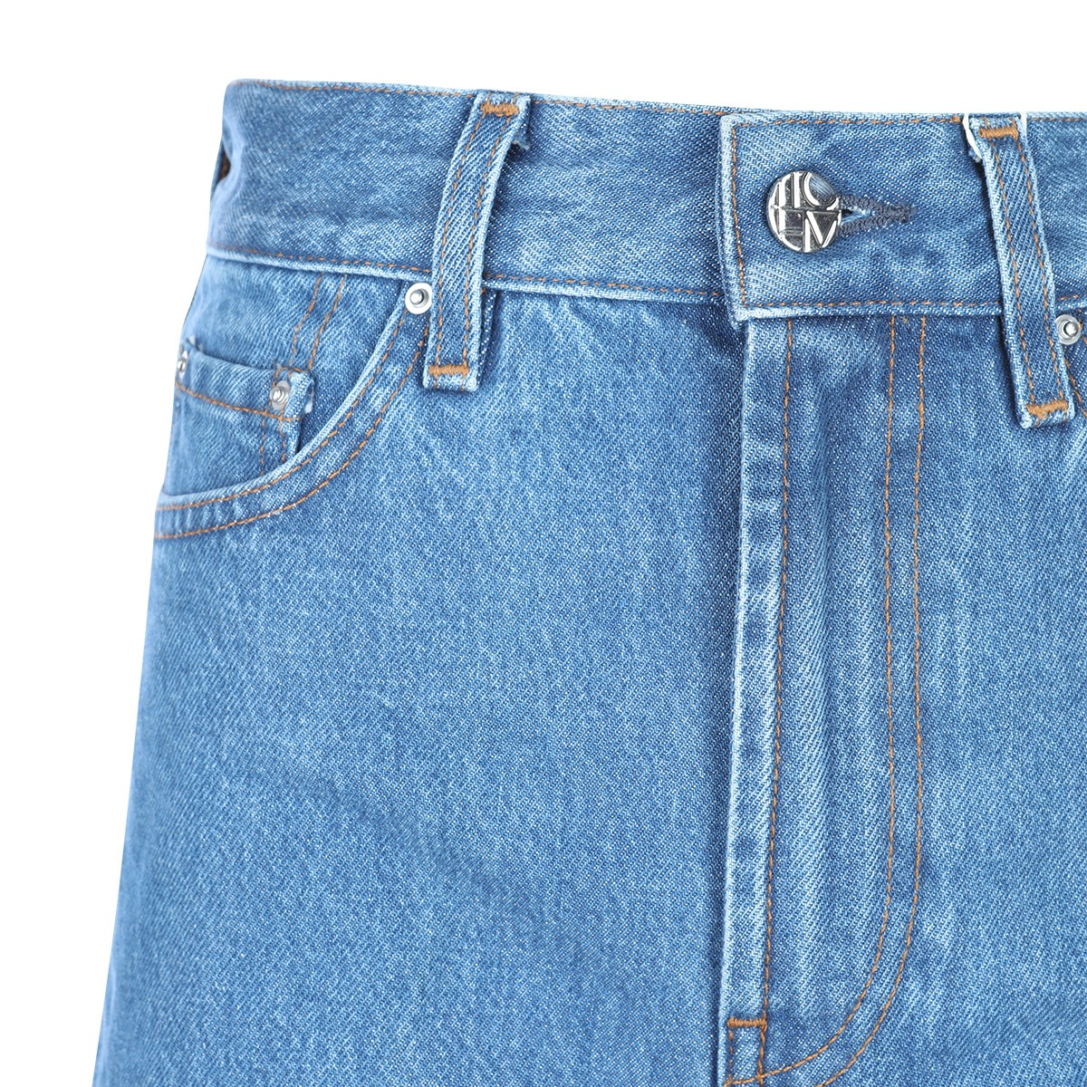 LIGHT BLUE COTTON JEANS