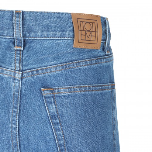 LIGHT BLUE COTTON JEANS