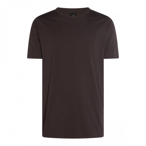 BROWN COTTON T-SHIRT