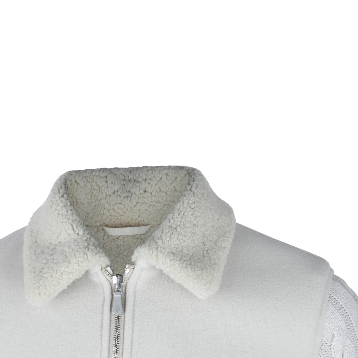 WHITE LEATHER JACKET