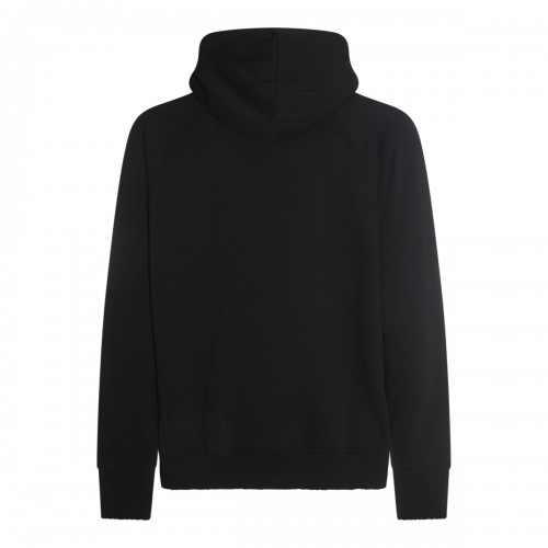 BLACK COTTON SWEATSHIRT