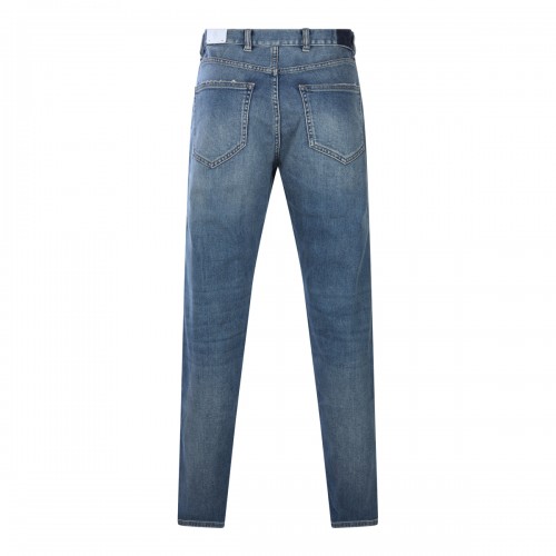 DARK BLUE COTTON JEANS 2