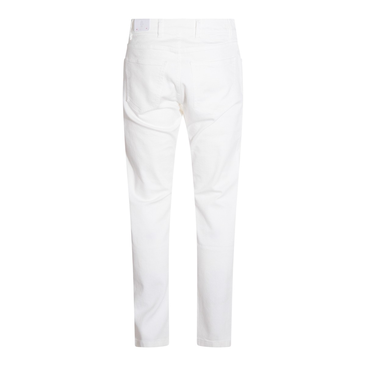WHITE COTTON JEANS