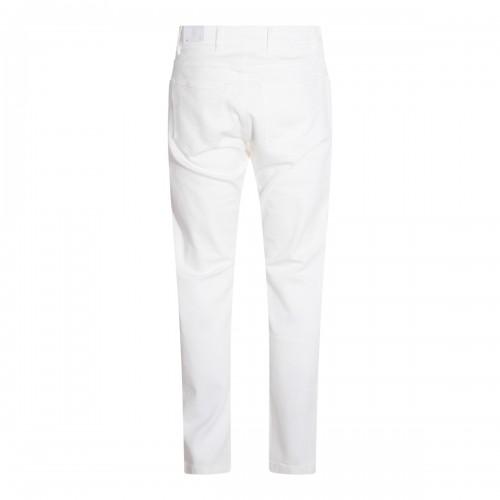WHITE COTTON JEANS