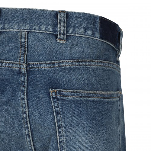 DARK BLUE COTTON JEANS