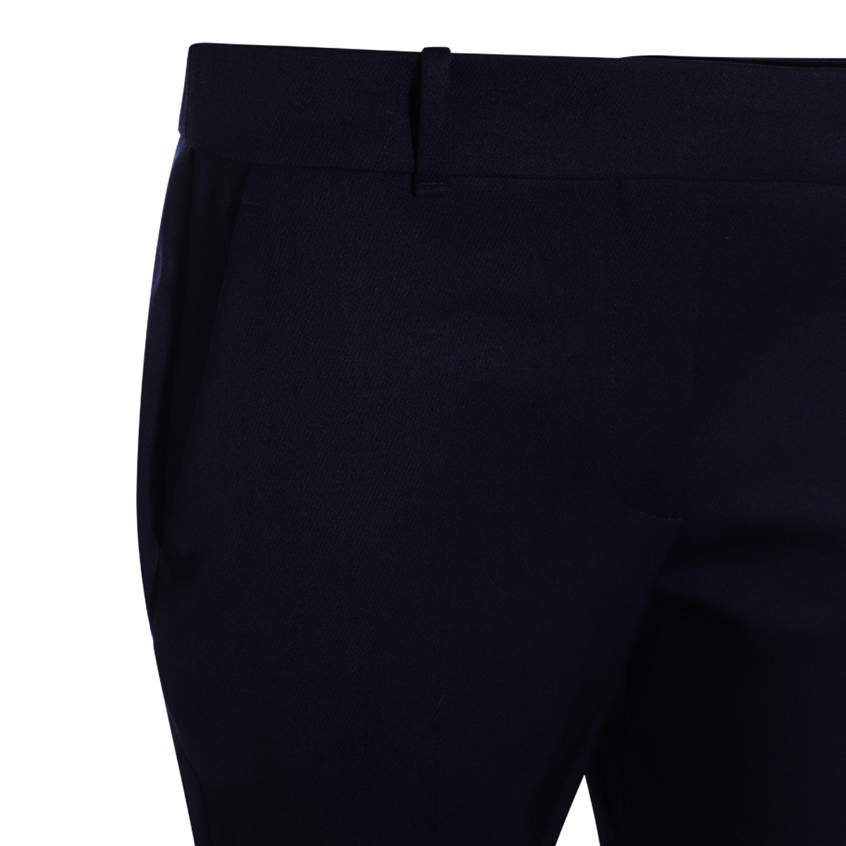 NAVY WOOL PANTS