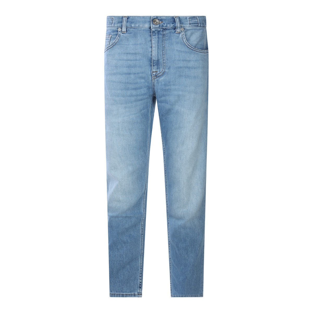 LIGHT BLU COTTON JEANS