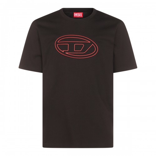 BLACK COTTON T-SHIRT