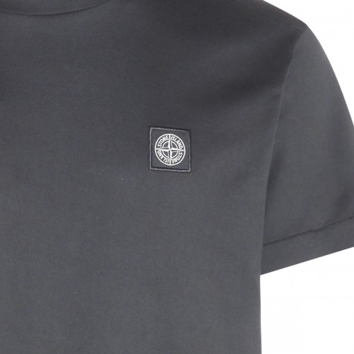 GREY COTTON T-SHIRT