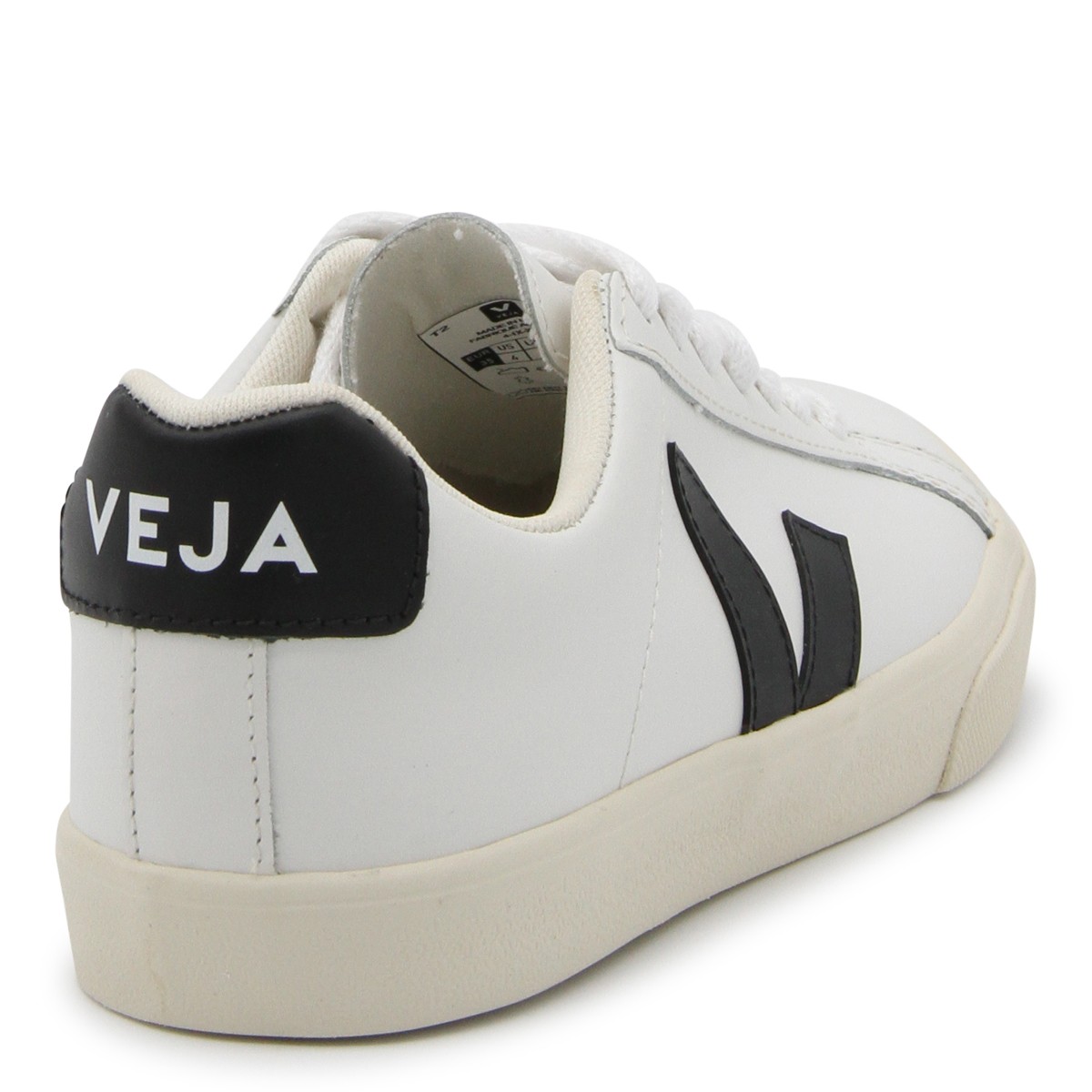 WHITE AND BLACK ESPLAR SNEAKERS WHITE AND BLACK ESPLAR SNEAKERS
