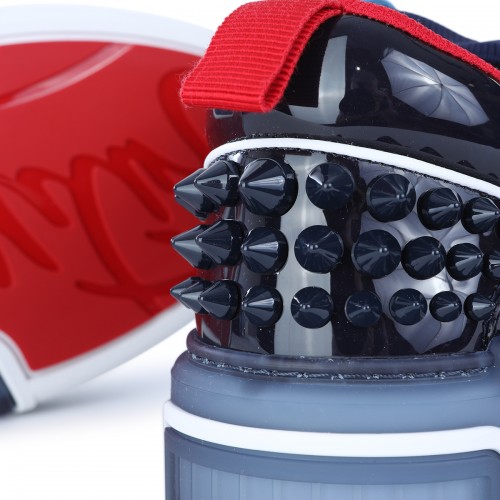 NAVY LEATHER ASTROCOOL SNEAKERS
