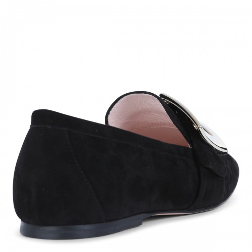 BLACK LEATHER LOAFERS