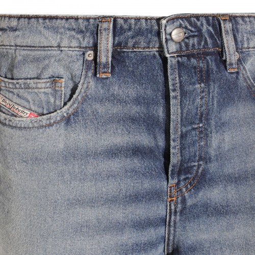 BLUE COTTON D-MACRO JEANS