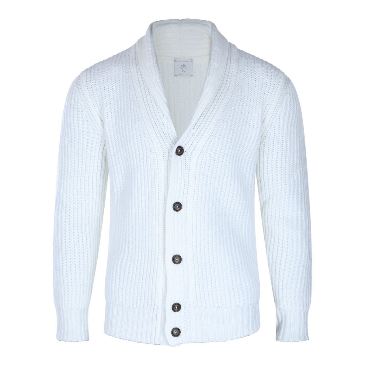 WHITE WOOL KNITWEAR