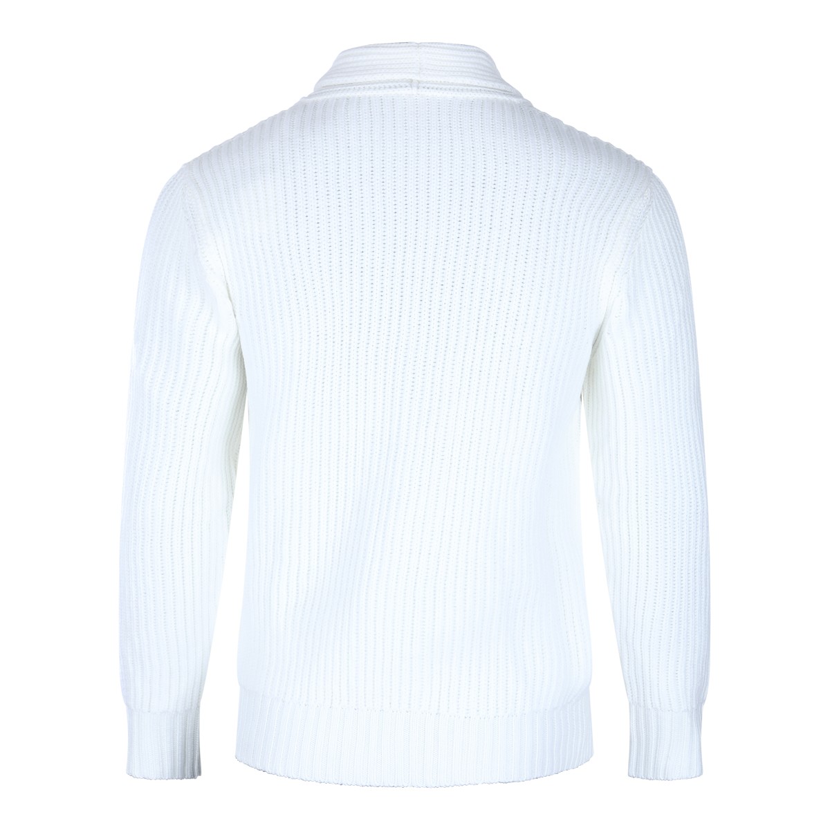 WHITE WOOL KNITWEAR
