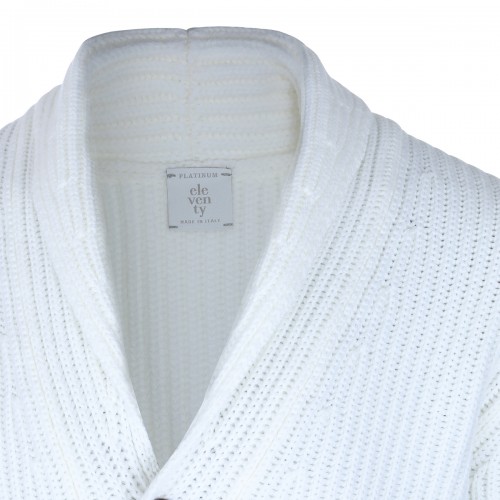 WHITE WOOL KNITWEAR