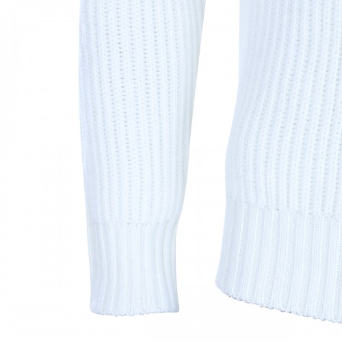 WHITE WOOL KNITWEAR
