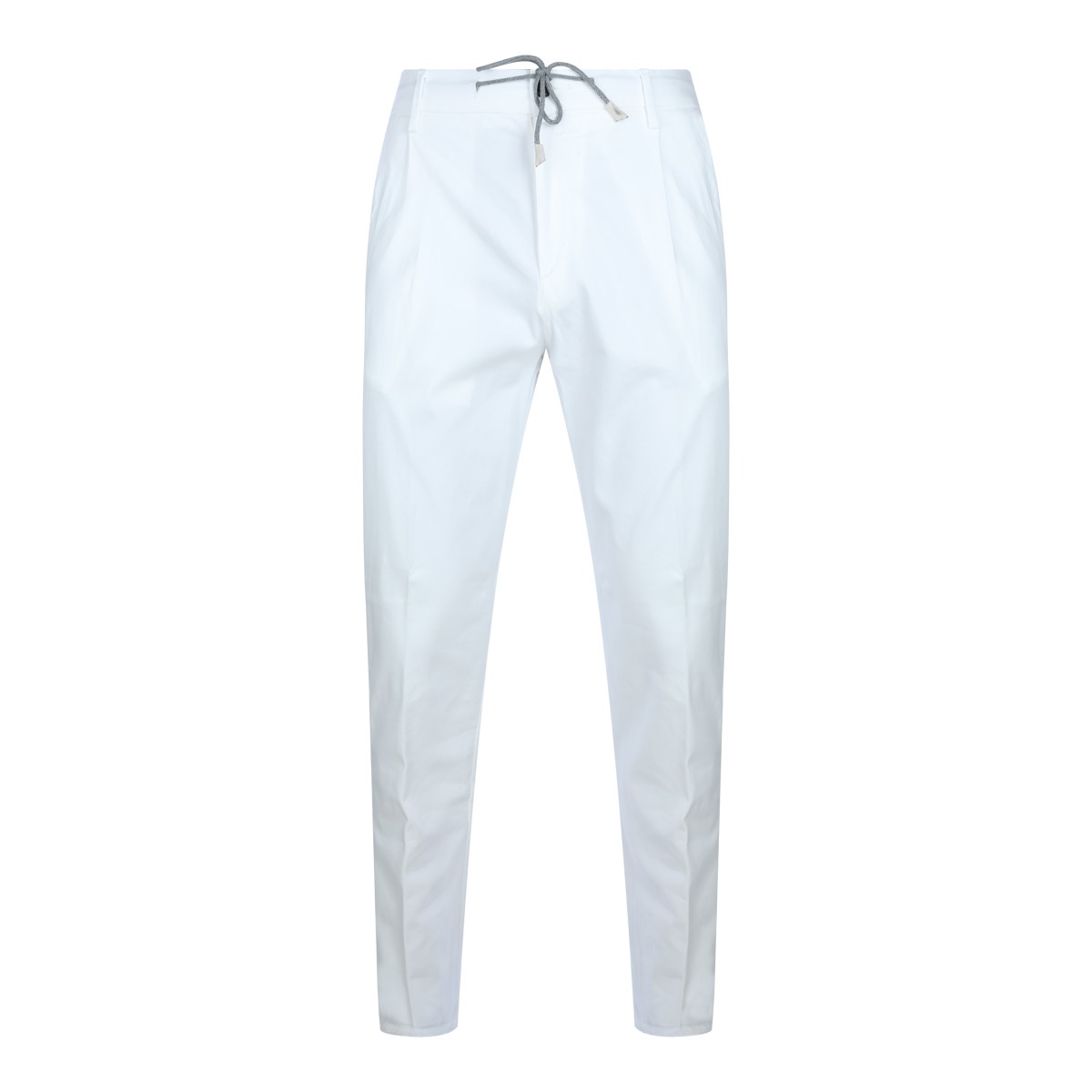 WHITE COTTON PANTS