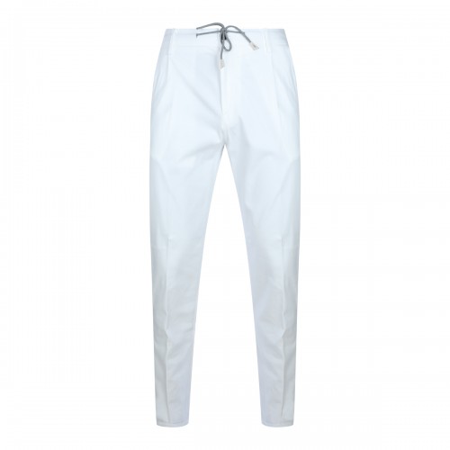 WHITE COTTON PANTS