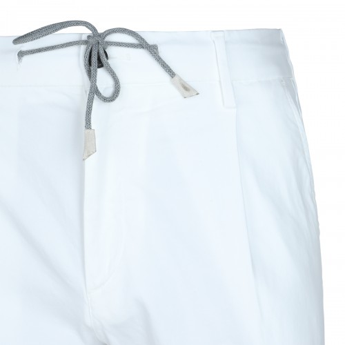 WHITE COTTON PANTS