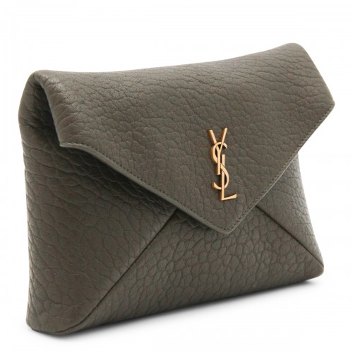 DARK GREEN LEATHER CASSANDRE MINI BAG