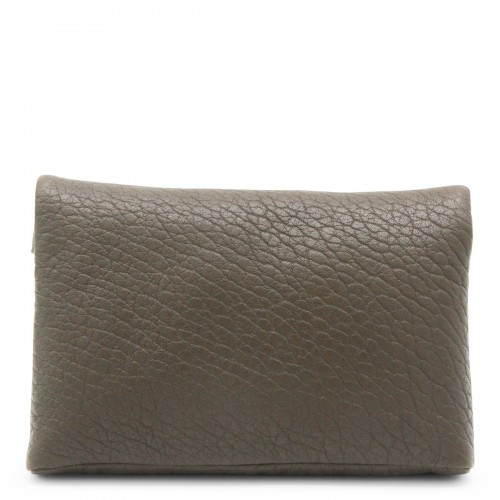 DARK GREEN LEATHER CASSANDRE MINI BAG