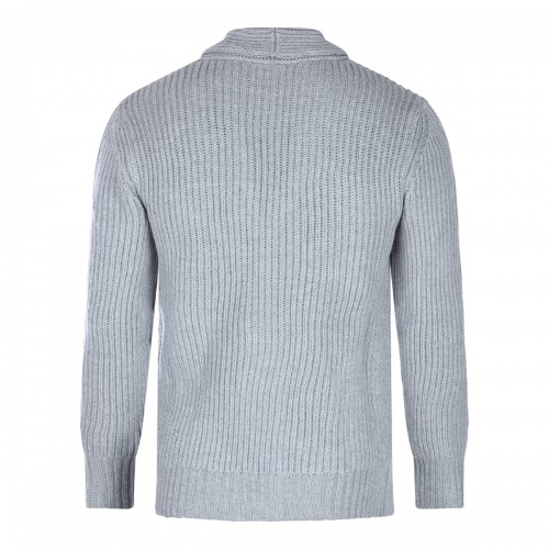 GREY WOOL KNITWEAR
