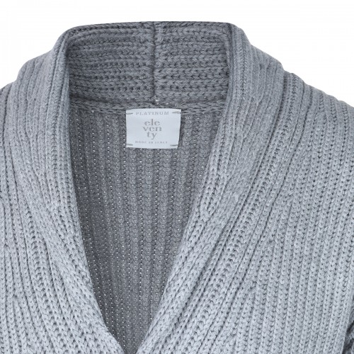 GREY WOOL KNITWEAR