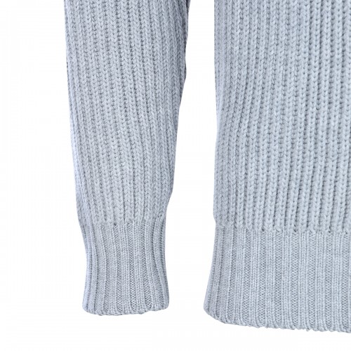 GREY WOOL KNITWEAR