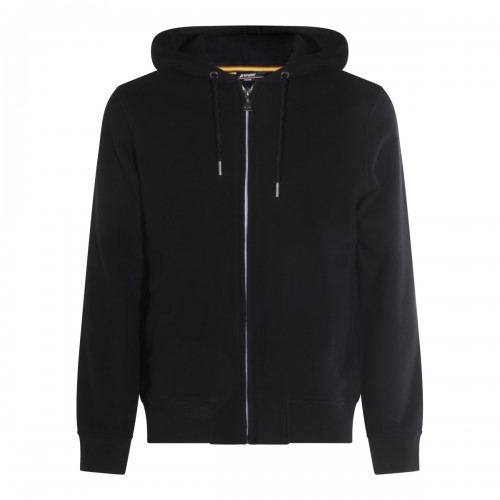 DARK BLUE COTTON ANTHONY HEAVY FLEECE SWEATSHIRT