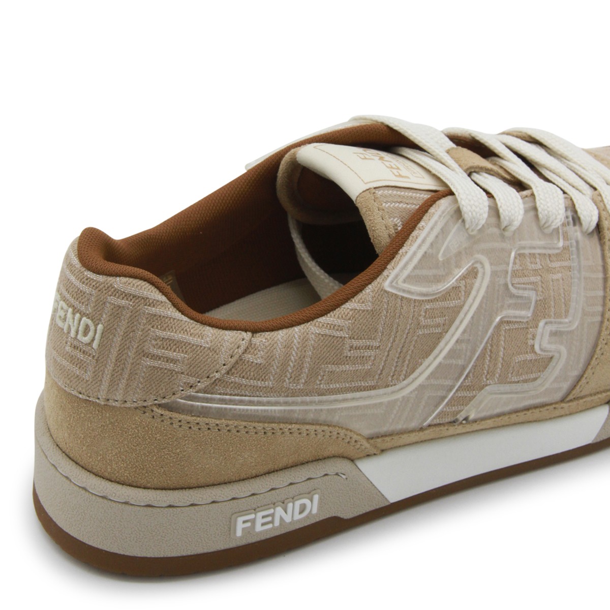 BEIGE LEATHER SNEAKERS