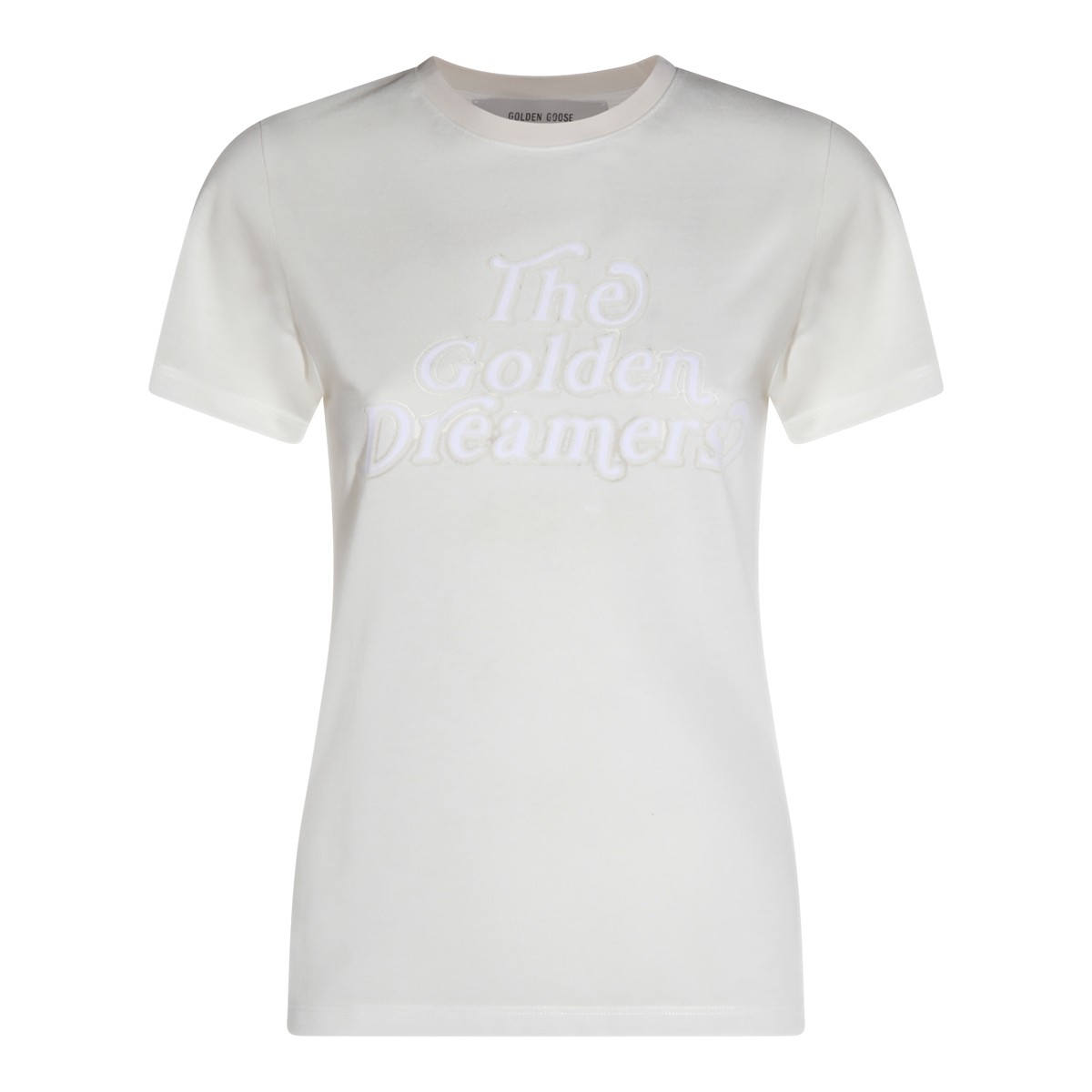 WHITE COTTON T-SHIRT